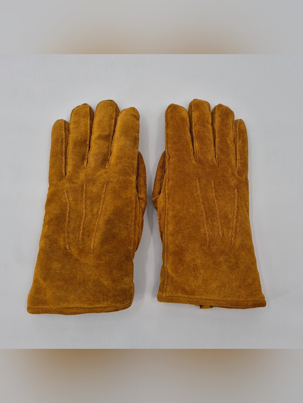 Isotoner Size M Chestnut Suede Thinsulate Lined Men's Gloves